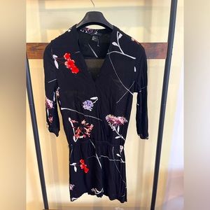 H&M floral mini dress. Size 2